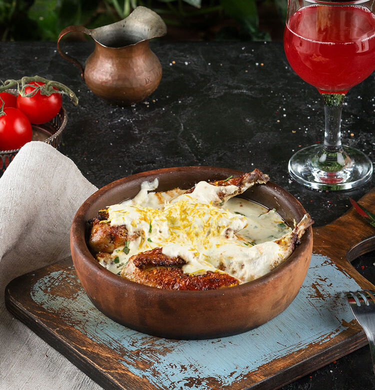 Дизайн грузинского меню для ресторана Малат